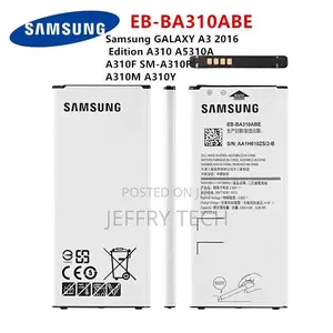 Battery for Samsung Galaxy A3 2016 - 2300 MAH Ref EB-BA310AB