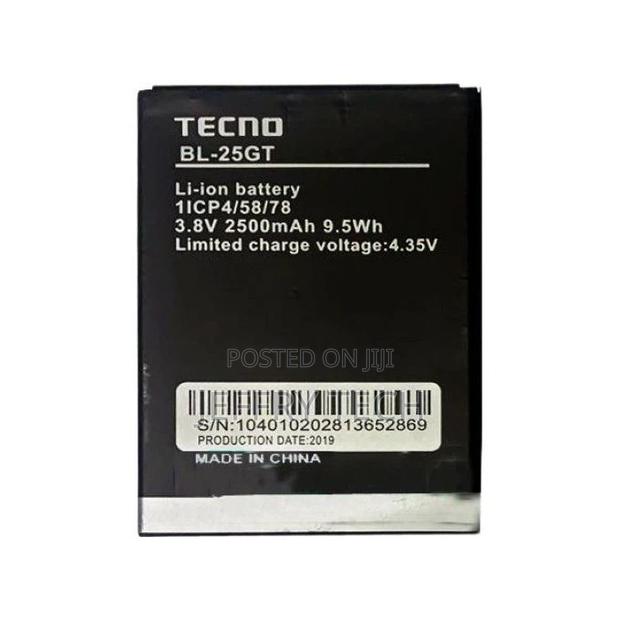 Tecno Bl-25gt Long Lasting Battery - main view