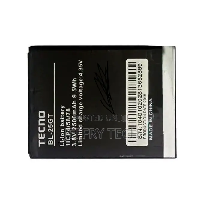 Tecno Bl-25gt Long Lasting Battery