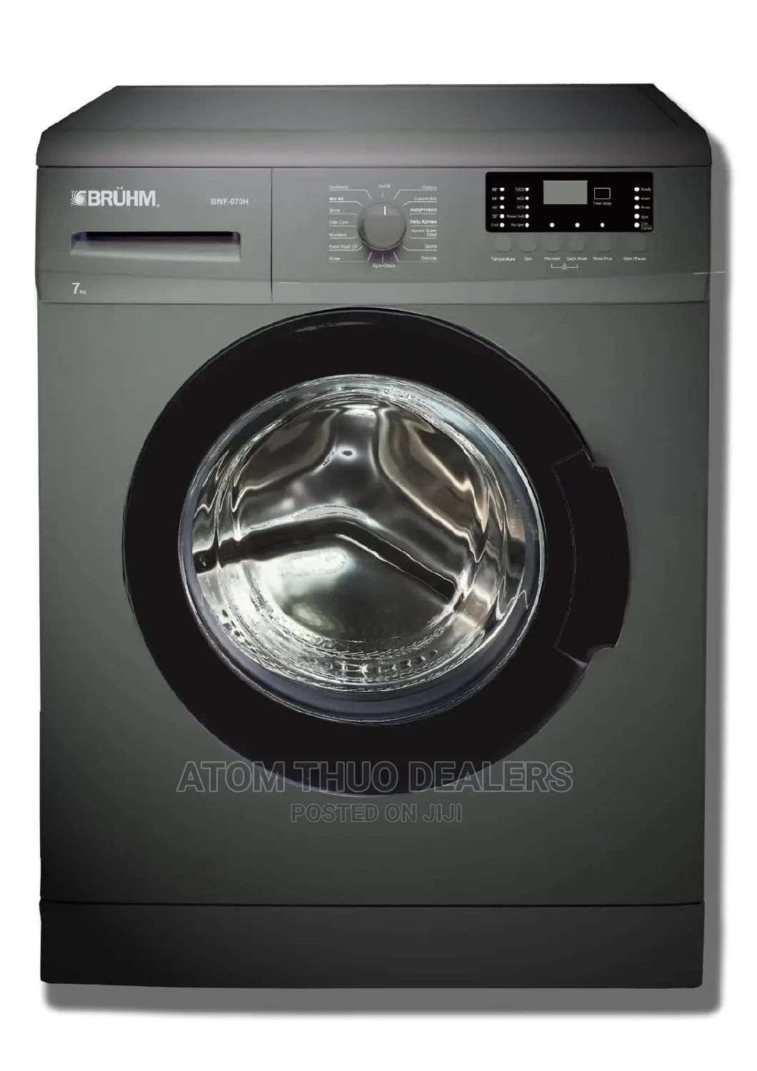 *Bruhm 7kg Front Load Washing Machine - Bruhm