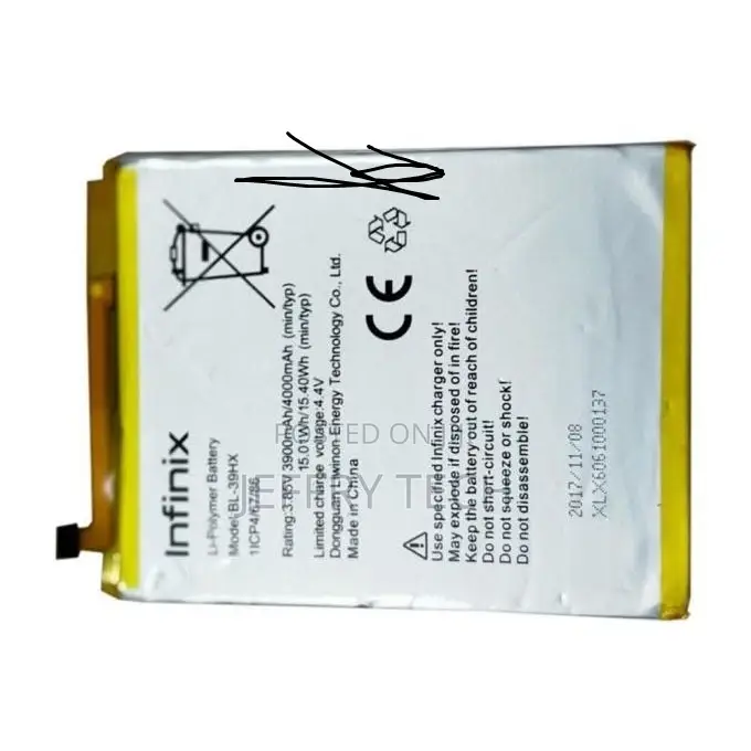 Infinix Hot 6 (Bl-39hx) Replacement Battery.