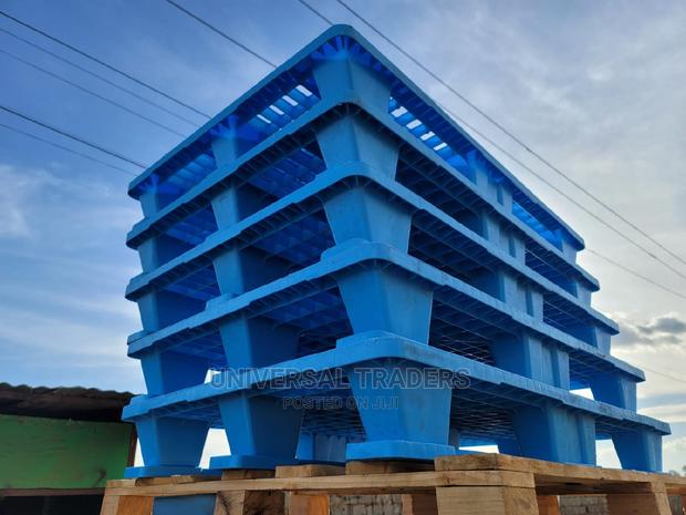 Blue Storage Plastic Pallets - main view