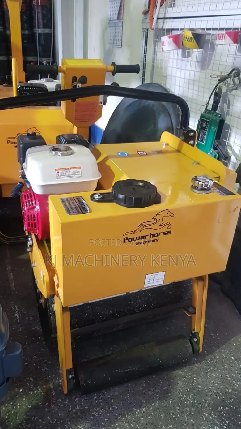 Honda Engine Pedestal Single Drum Roller