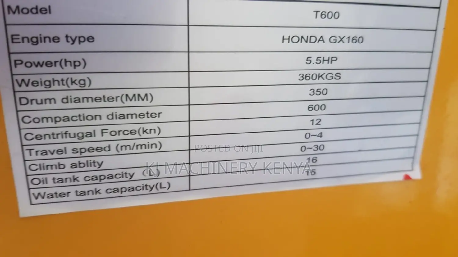 Honda Engine Pedestal Single Drum Roller