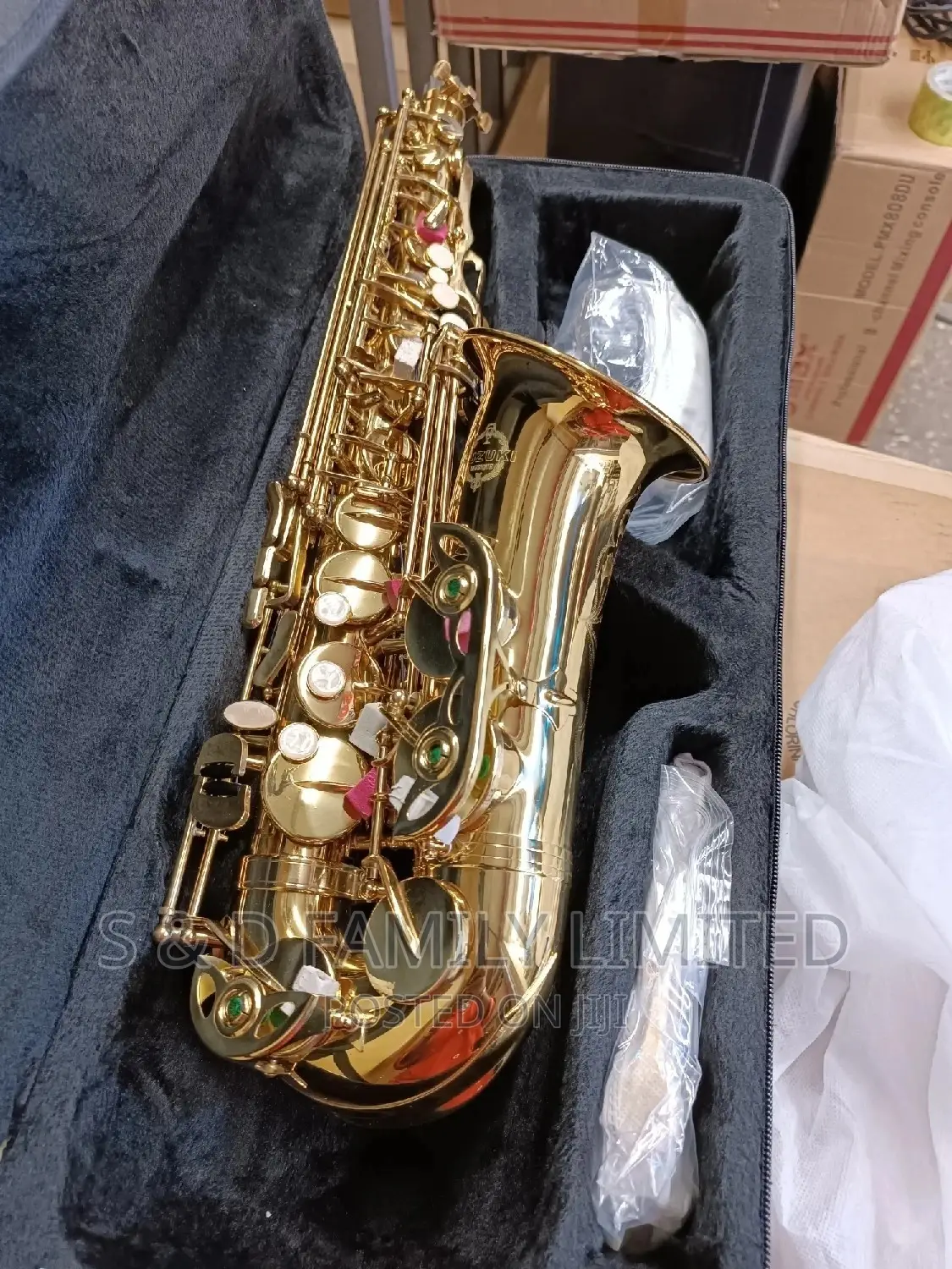 Suzuki Professional Alto Saxophone Gold