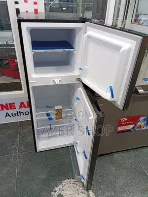 Von VART-18DMS Double Door Fridge 138L - Silver