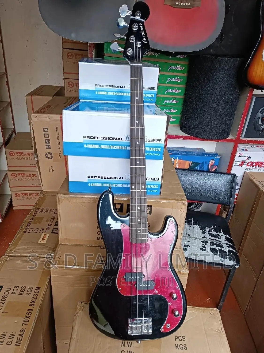 Eurobeat 4 String Bass Guitar