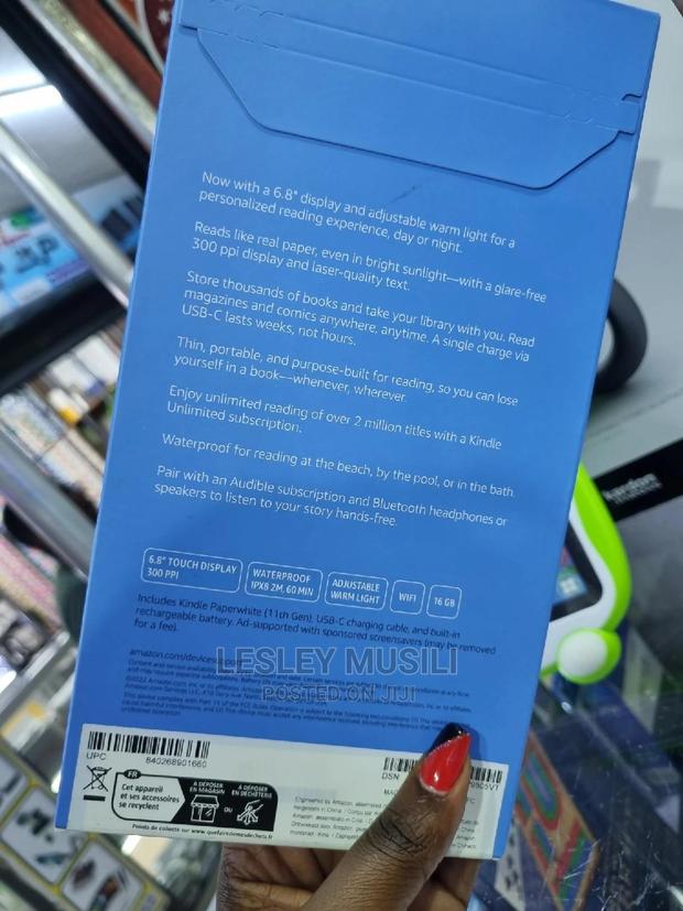 New Amazon Kindle Paperwhite 16 GB Black - main view