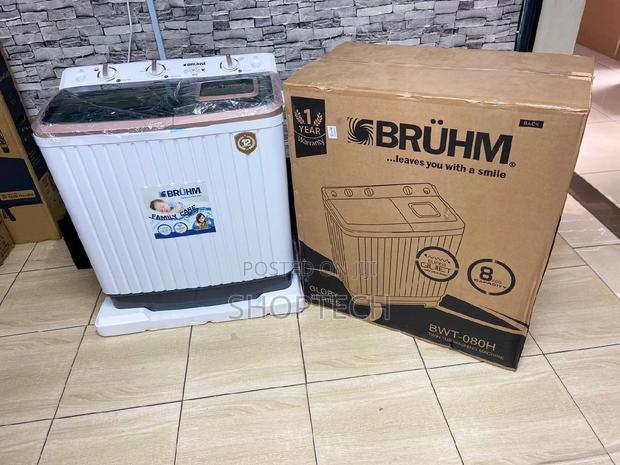 Bruhm Twin Tub 8kgs Washing Machine