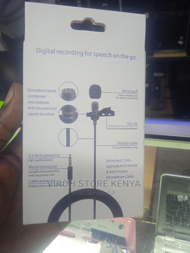 Generic Mini 3.5mm Lavalier Lapel Collar Microphone - main view