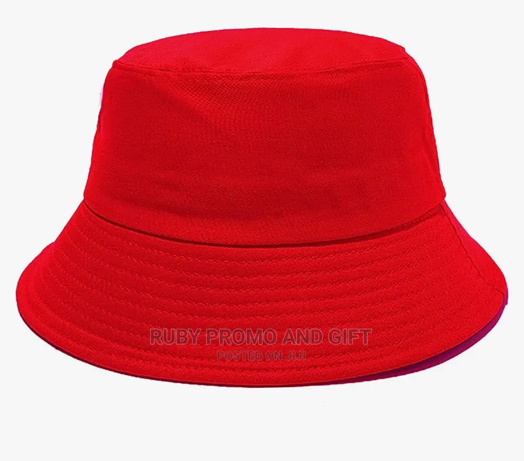Red Bucket Hat