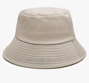 Beige Bucket Hats
