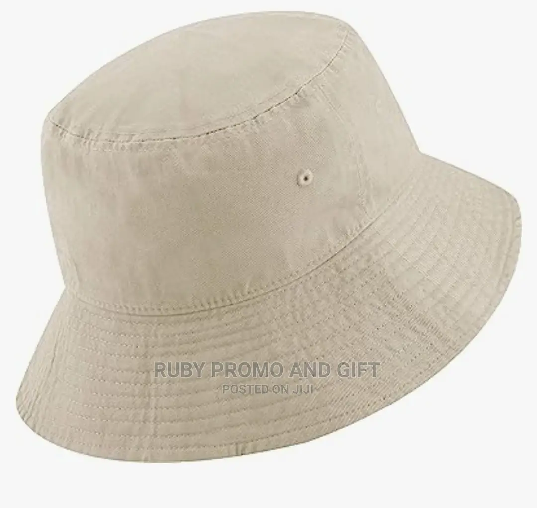 Beige Bucket Hats
