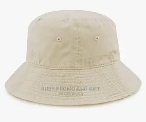 Beige Bucket Hats