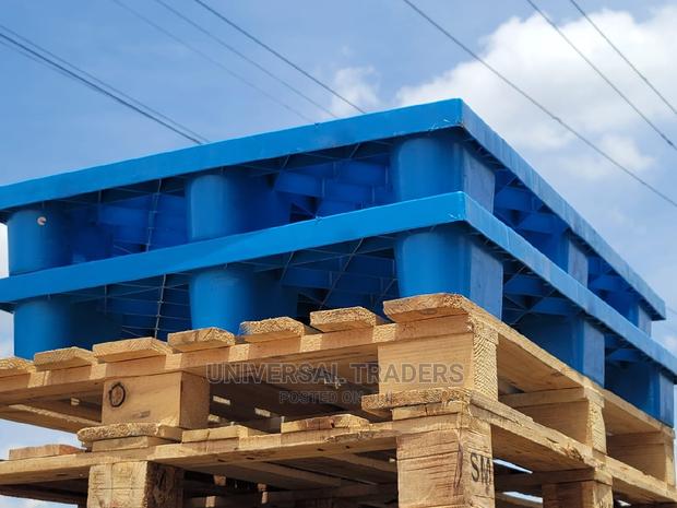 Sky Blue Plastic Pallets - 120*80cms - main view
