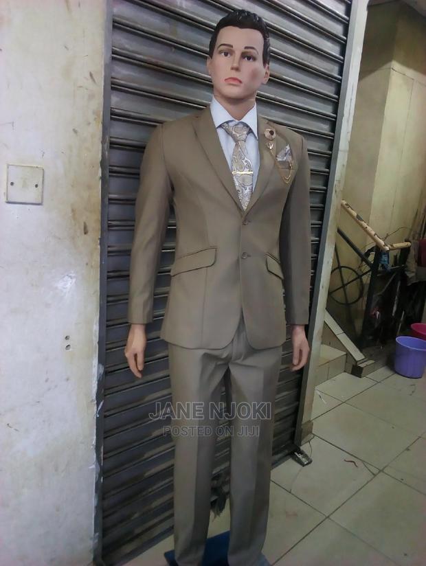 Beige 2pc Suit