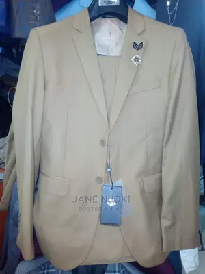 Beige 2pc Suit