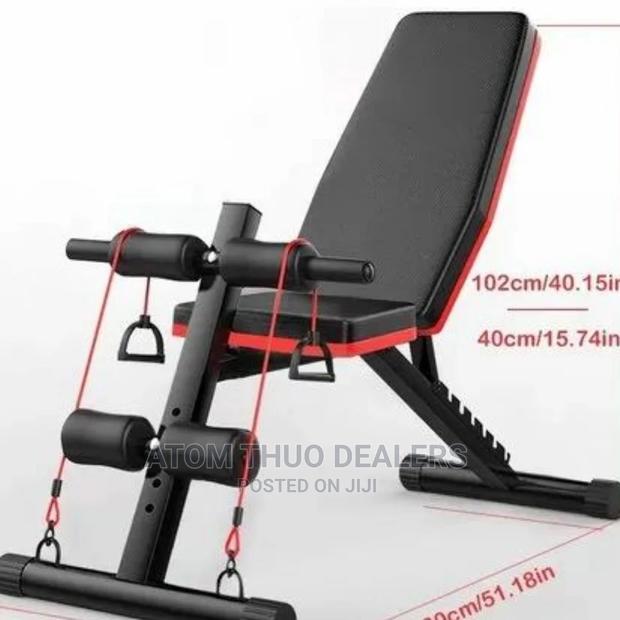GYM BENCH , Adjustable Bench Incline ,Flat - main view