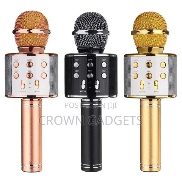 Wireless Bluetooth Karaoke Microphone With Controllable LED - main view