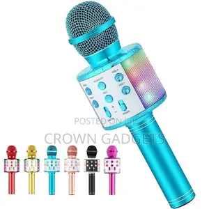 Karaoke Microphone With Controllable LED Lights