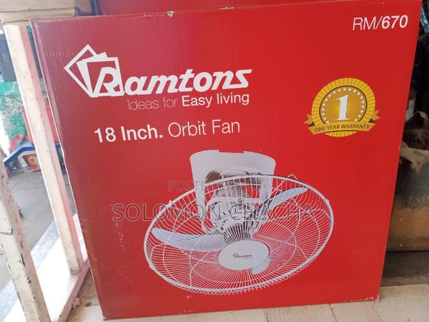 Ramtons 18 Inch Ceiling Orbit Fan - main view