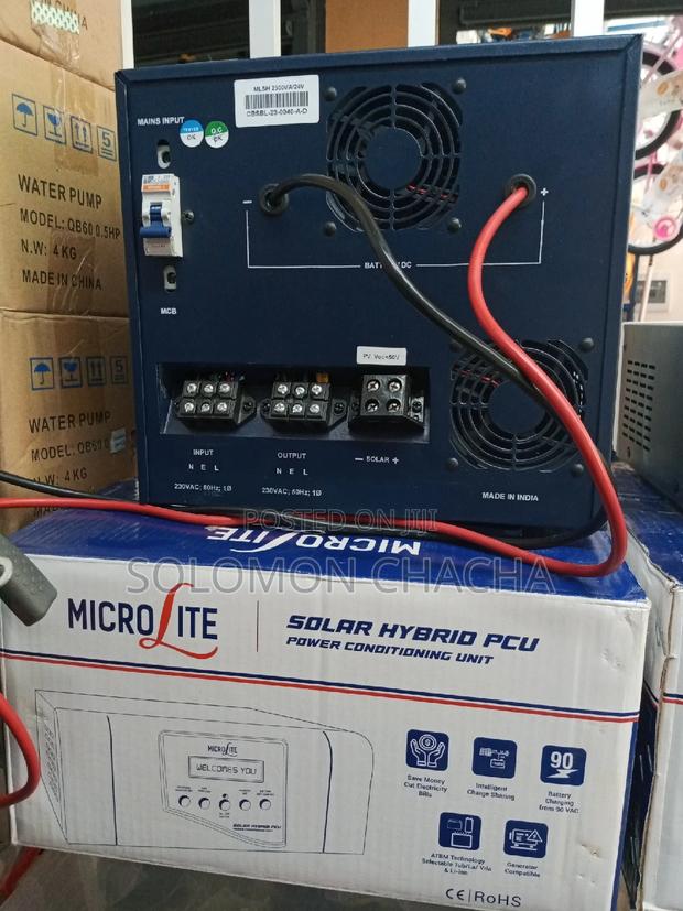 Microlite 2.5kva Solar Hybrid Inverter - thumbnail 3