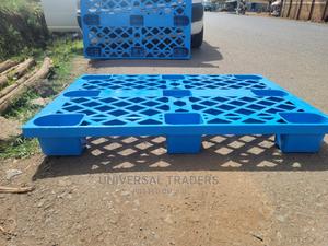 1200mm by 800mm Blue Plastic Pallets - thumbnail 2