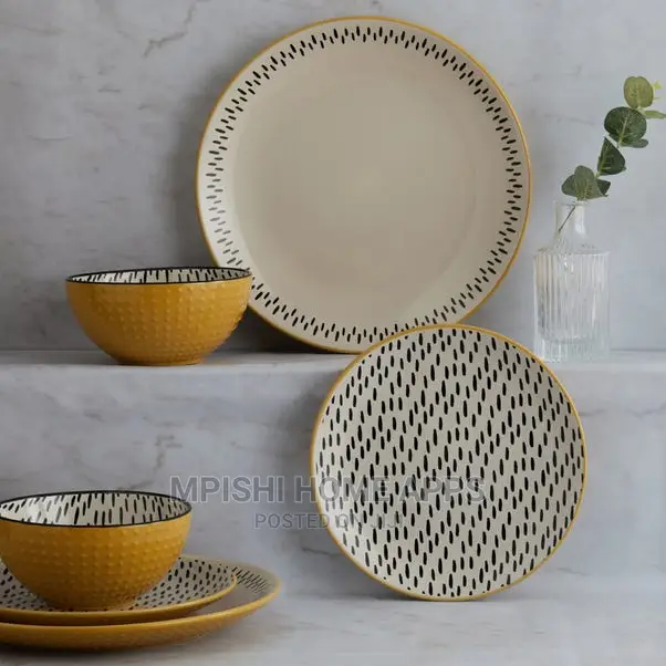 Global Ochre 24 Piece Dinner Set