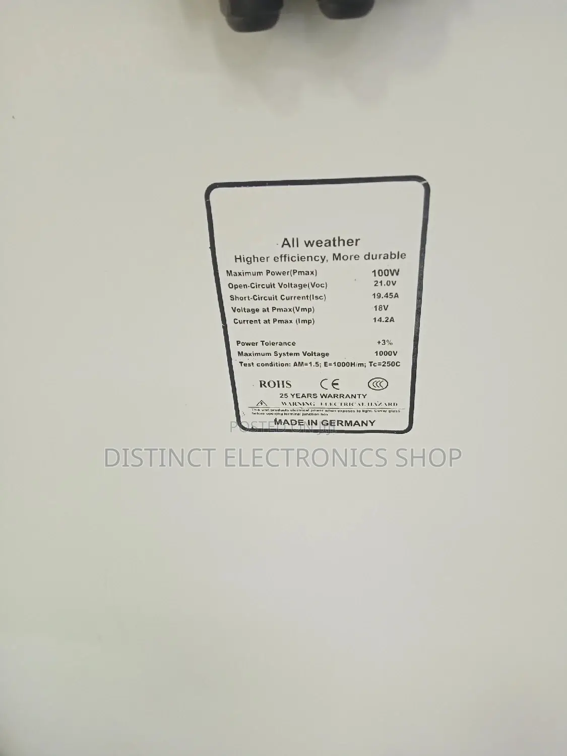Solar Panel 100w