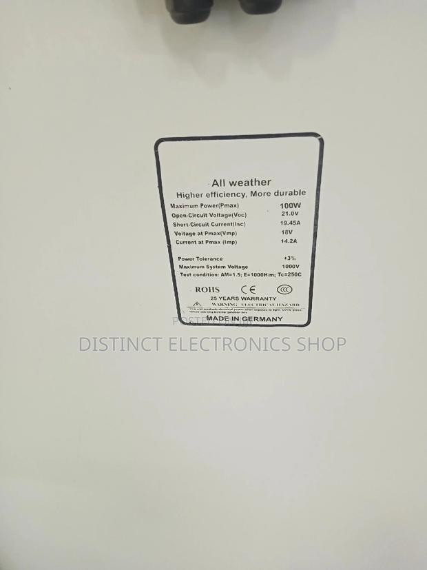 Solar Panel 100w - thumbnail 2