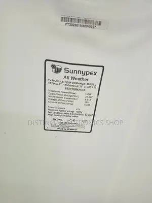Sunnypex 150w Solar Panel