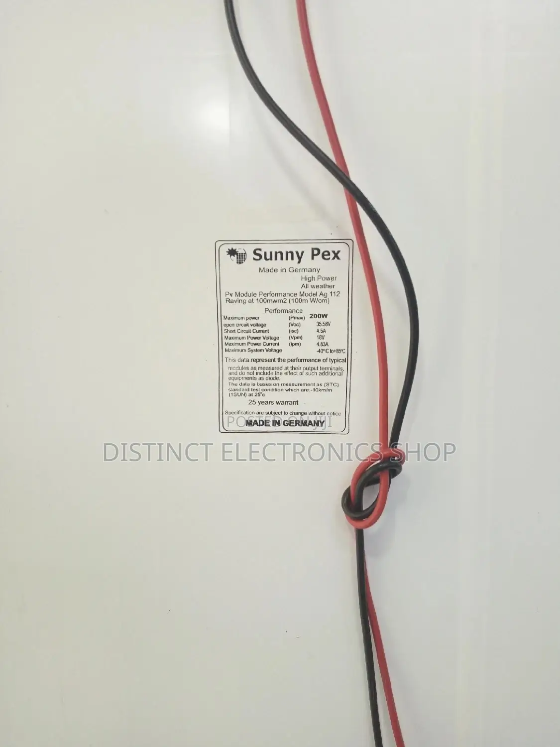 Sunnypex 200w Solar Panel