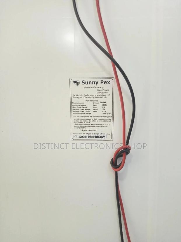 Sunnypex 200w Solar Panel - thumbnail 2
