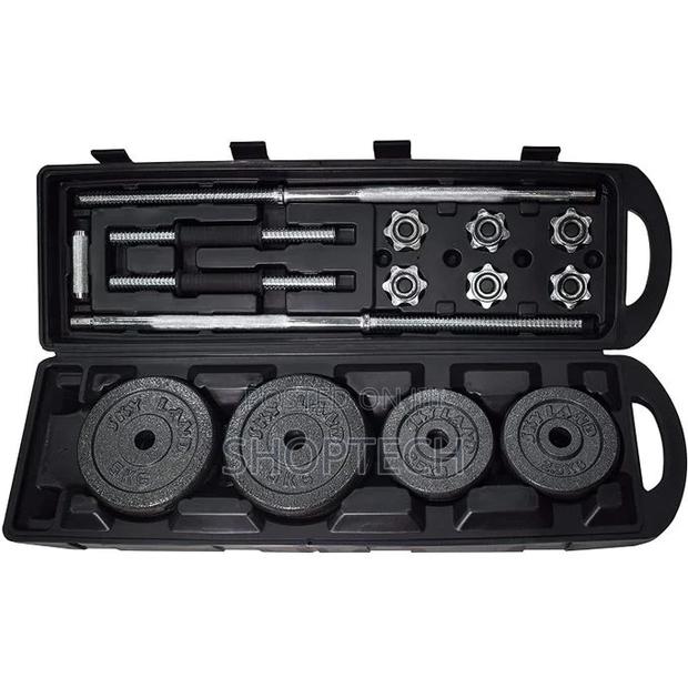 Generic Dumbbells/Barbell 50kgs Set With a Portable Case