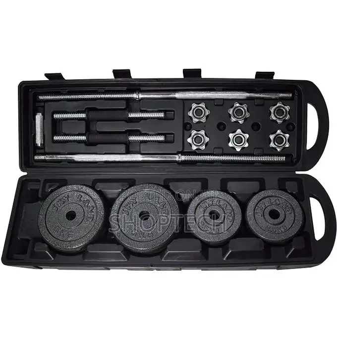 Generic Dumbbells/Barbell 50kgs Set With a Portable Case