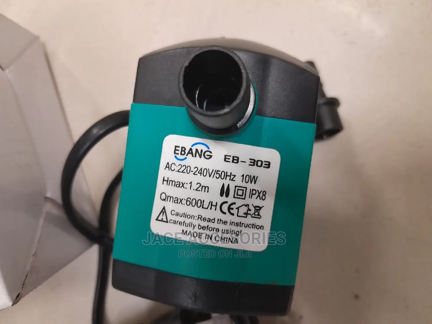 New Ebang Submersible Pump 1.2m H.Max,600l/H
