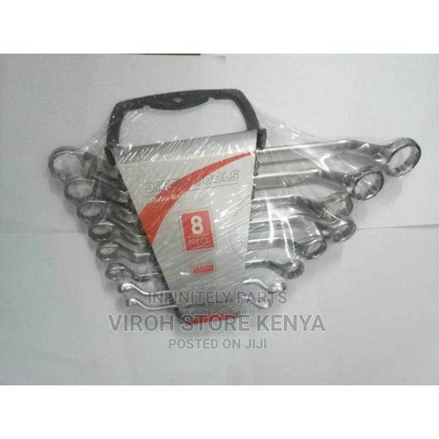 Original Chrome Vanadium 8pcs Set Ring Spanner Set - main view