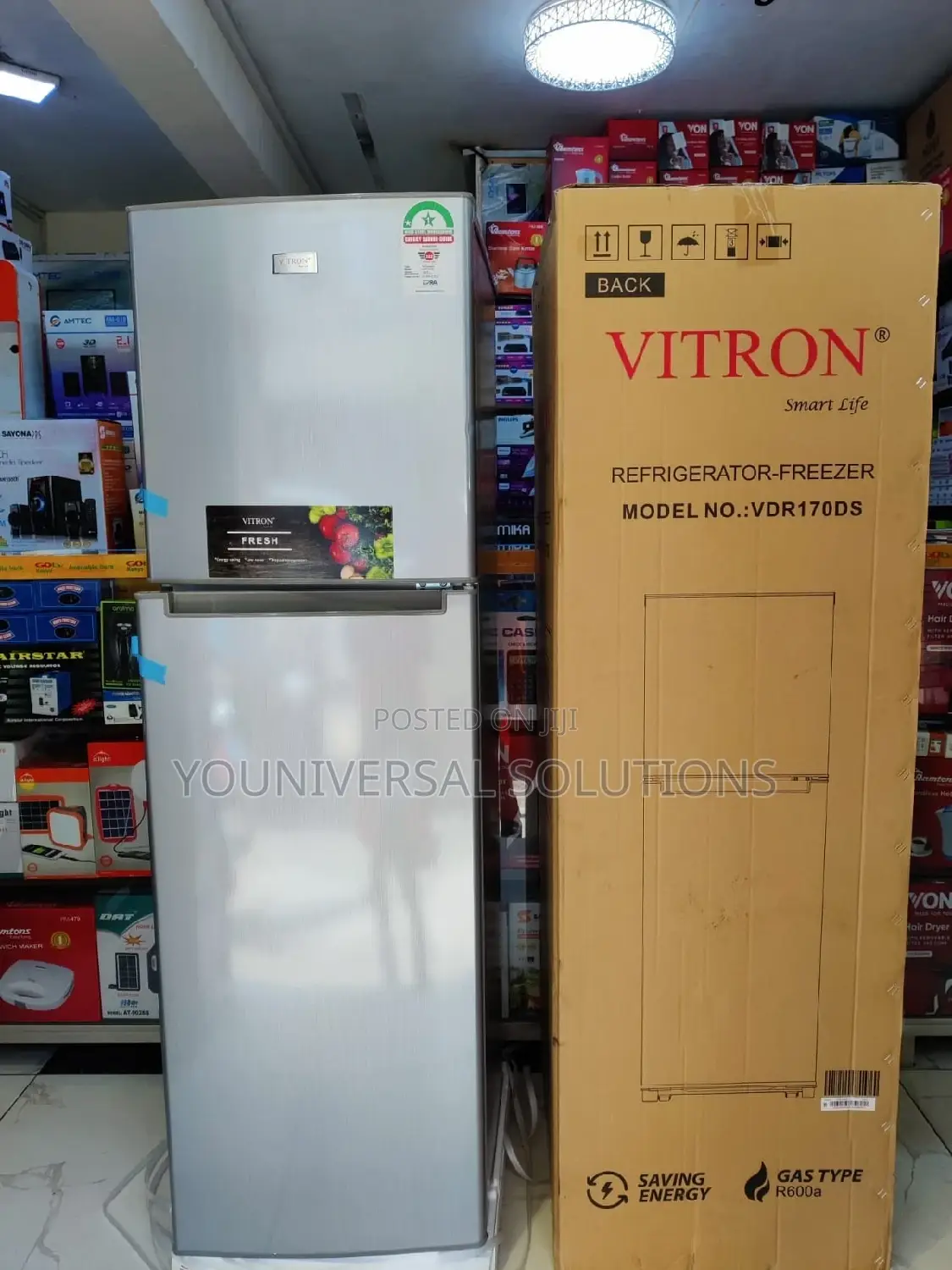 Vitron 125litres Double Door Refrigerator