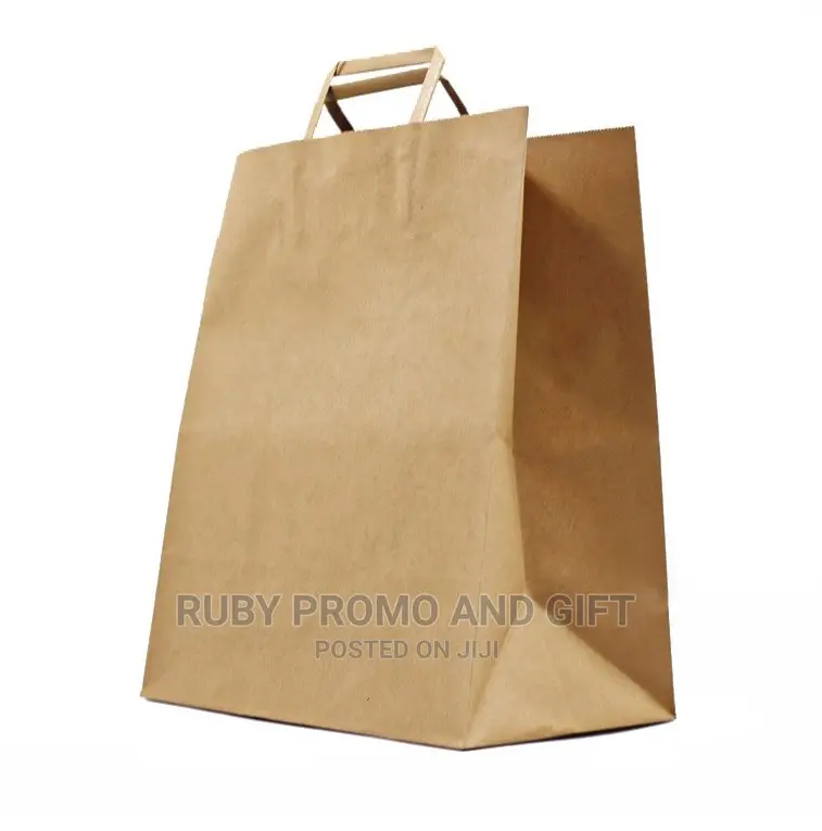Flat Handle Khaki Bags