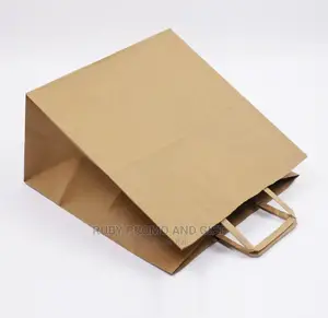 Flat Handle Khaki Bags