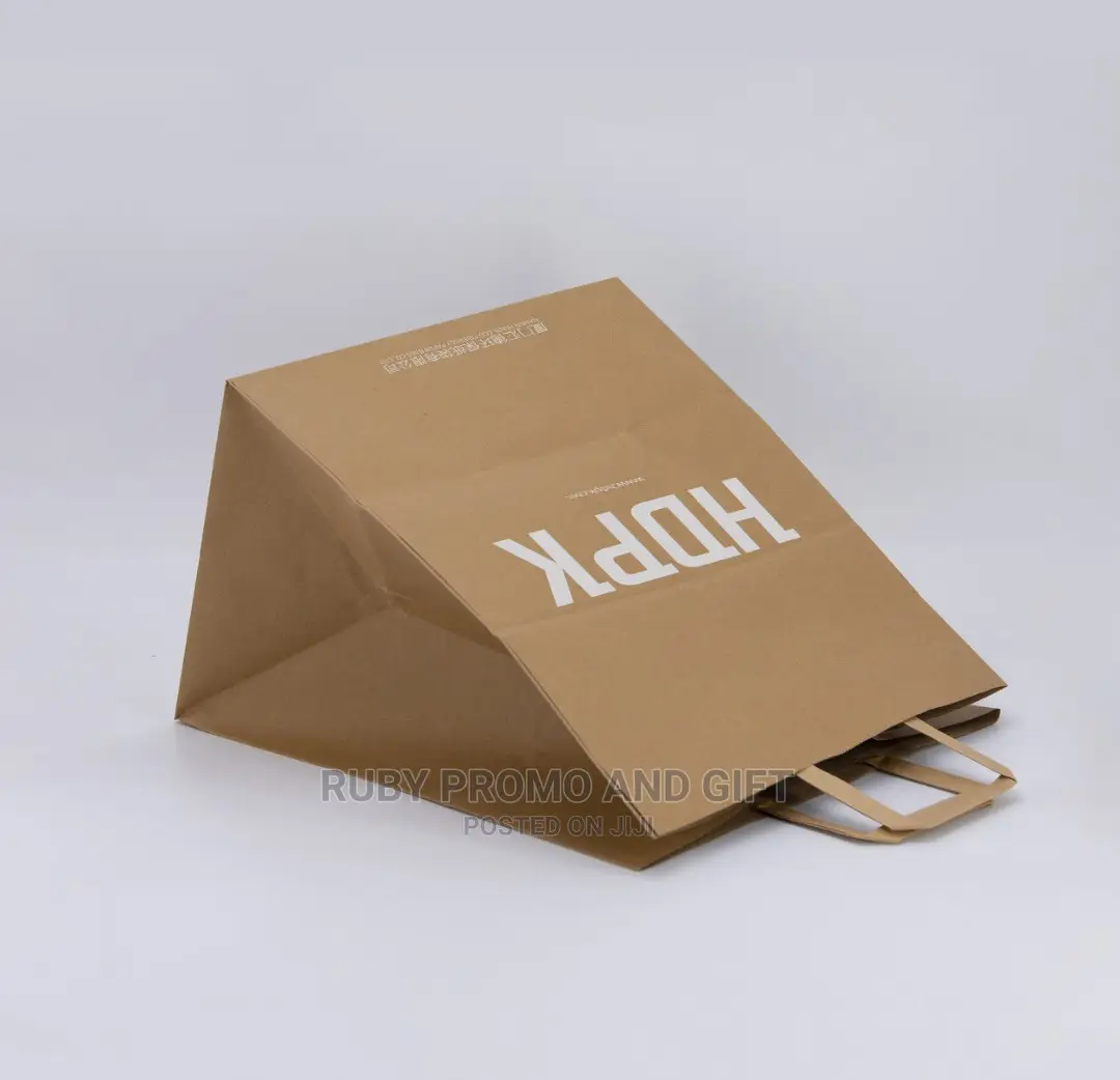 Flat Handle Khaki Bags