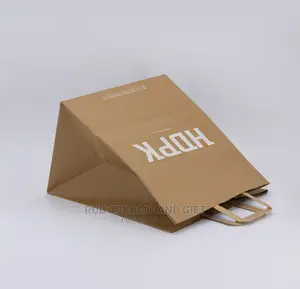 Flat Handle Khaki Bags