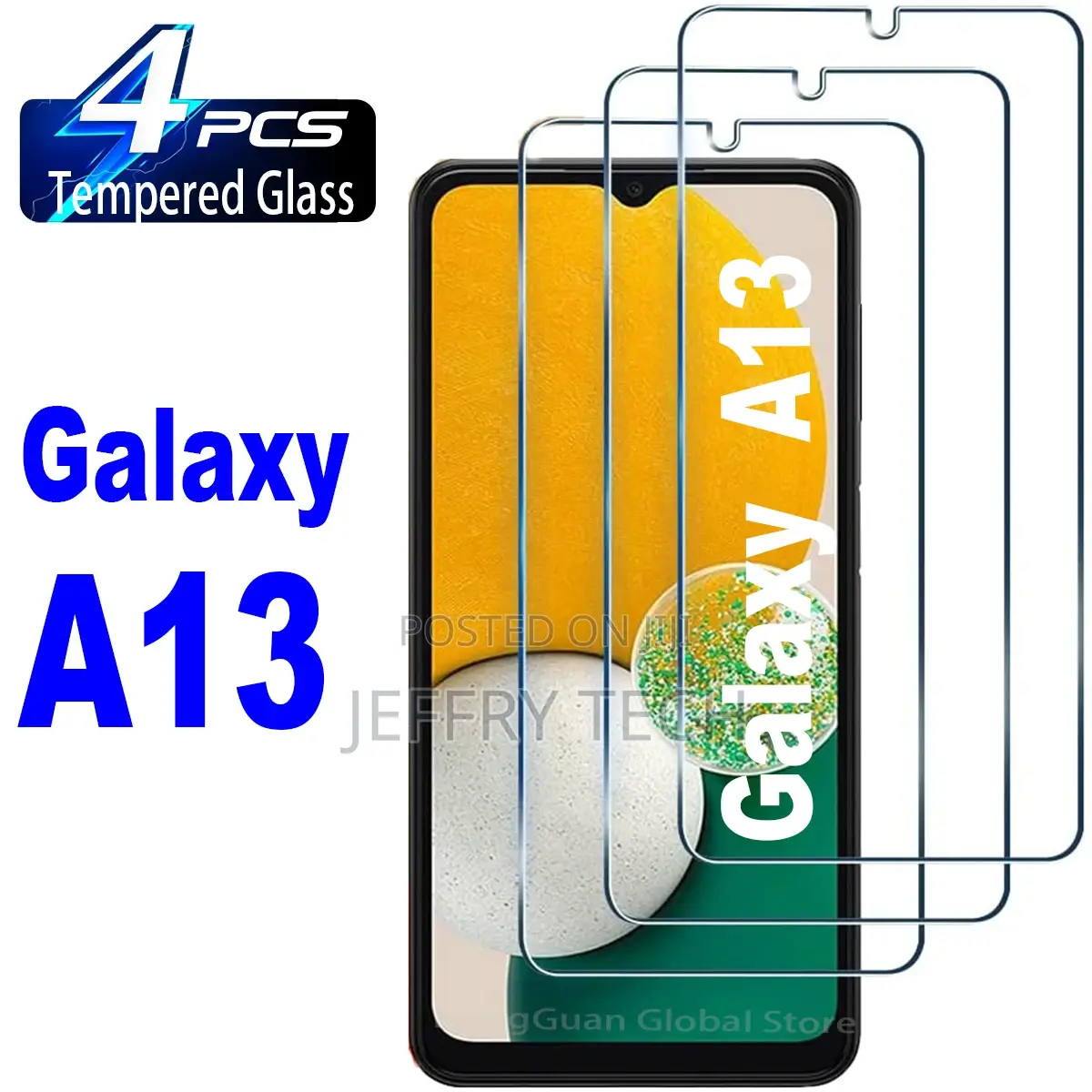 /4pcs Tempered Glass for Samsung Galaxy A13 4G 5G Screen Pro