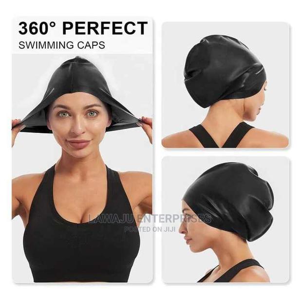 Extra Large Dreadlocks Swim Cap - thumbnail 2