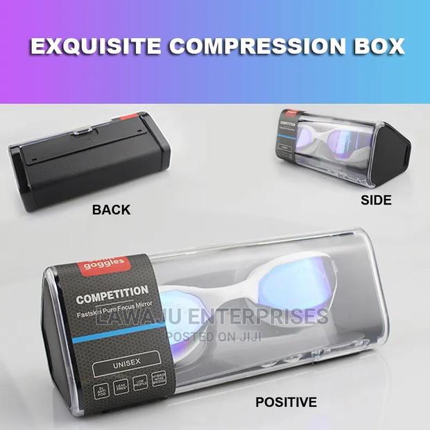 Professional Racing Waterproof UV Protected Swim Goggles - thumbnail 3