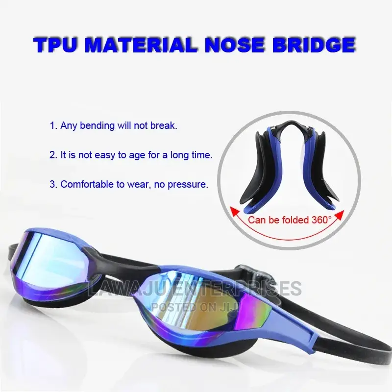Professional Racing Waterproof UV Protected Swim Goggles