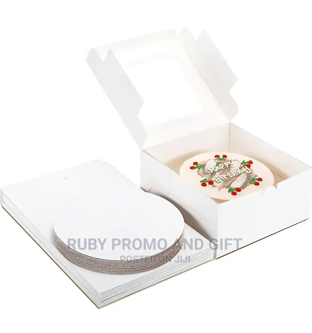 Cake Boxes Inclusive of the Board