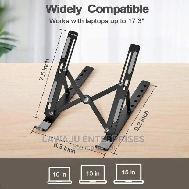 Ergonomic Design Creative Folding Laptop Stand - thumbnail 3