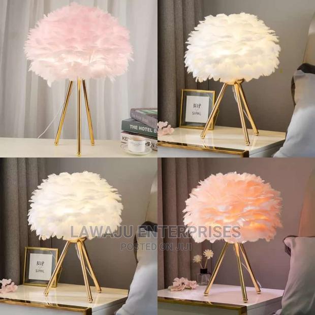 Modern LED Feather Light - main view
