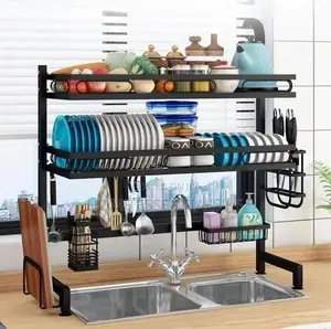 Double Layer Over the Sink Dish Rack
